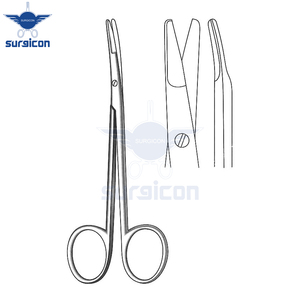 Tijeras Kilner de 18 cm (7 Pulgadas), Curvas, Estándar, de Acero Inoxidable, Reutilizables, Quirúrgicas, para Cirugía Plástica, Reconstructiva y General - Product Image 3