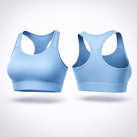 Soutien-gorge de sport Wida pour femme, simple, à maintien élevé, respirant, en Spandex/Polyester, sans couture, pour la gym, la course et le yoga – Vente en gros