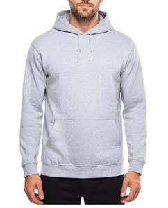 Sweat-shirt à capuche gris pour homme, coupe classique, couleur unie, coton French Terry, pull décontracté, vêtement d'automne - Product Image 1