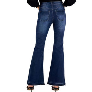 Pantalones Vaqueros de Mujer de Último Diseño a Precio Razonable para Venta en Línea, Color Sólido, Múltiples Bolsillos - Product Image 2