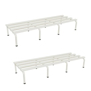 Acrylic Design Art Rectangular Metal Ladder Shelf Freestanding Asian Heavy <b>Weight</b> 30 CM Indoor Desk Garment Display <b>Stand</b> - Product Image 3