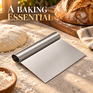Espátula de Acero Inoxidable para Repostería, Cortador de Masa, Cuchillo para Raspar Alimentos, para Hornear y Preparar en la Cocina - Product Image 5