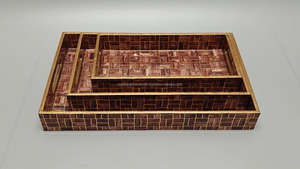 Bandeja de servicio MDF impresa a mano de la mejor calidad al mejor precio Bandeja de servicio decorativa impresa a mano hecha a mano - Product Image 5