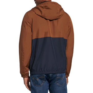 Men's Windbreaker <b>Jacket</b> Casual Winter Wear Zipper Front Solid Color <b>Slim</b> <b>Fit</b> Regular Length Quick Dry Cotton Shell - Product Image 3