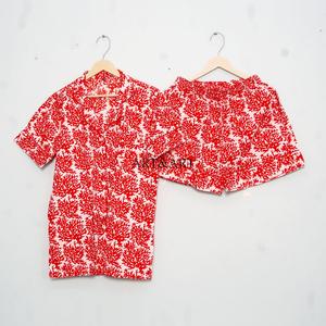 Conjunto de Pijama Corto de Algodón 100% Indio para Mujer, para Fiesta Nupcial, Verano, Primavera, con Bolsa de Algodón, Ligero - Product Image 2
