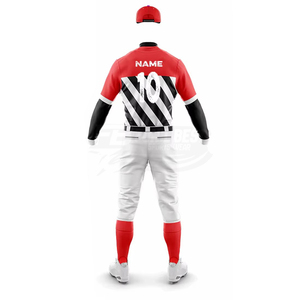 Maillot de football rayé rouge, noir et blanc pour homme, manches courtes, impression sublimée, polyester respirant, coupe classique, toutes saisons, équipe - Product Image 1