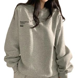 Tendance surdimensionné Streetwear pour femme Top qualité en gros sweats Design décontracté respirant sweats à capuche tricotés - Product Image 1