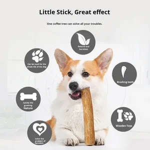 Palitos de Madera Natural para Perros, Duraderos, Resistentes a las Astillas, Ecológicos, Seguros para la Limpieza de los Dientes, para Masticadores Agresivos, Tamaños Pequeño y Extra Grande - Product Image 6