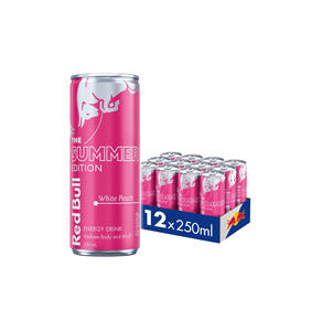 Suministro al por Mayor de Bebida Energética Red Bull Edición Verano Sabor Melocotón Blanco 250ml, Venta al por Mayor B2B, Bebida Más Vendida - Product Image 1