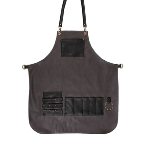 Delantal sin mangas para barbero, estilista (hombre/mujer), ropa de trabajo para cafetería, tienda de té, teñido en caliente, peluquería, herramientas de uñas, personalizado - Product Image 5