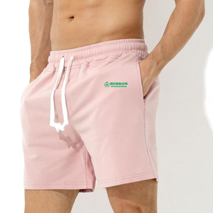 Pantalones Cortos Bermuda de Color Sólido 100% Algodón con Estampado Digital Ecológico Estilo Urbano para Hombre para el Verano - Product Image 5