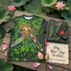 เสื้อยืดเวียดนามสุดเท่ห์ ผลิตจากผ้าฝ้าย ใส่สบาย ระบายเหงื่อได้ดี เหมาะสำหรับทุกเพศทุกวัย แขนสั้น ผลิตจากโพลีเอสเตอร์ เหมาะสำหรับเล่นกีฬา - Product Image 2