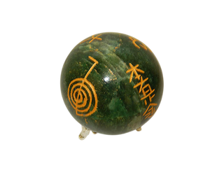 Green Jade Chinese Chakra Letter Engraved Handmade Waterproof <b>Sphere</b> Wholesale Natural Globe <b>Ball</b> Crystal Collectible Gujarat - Product Image 6