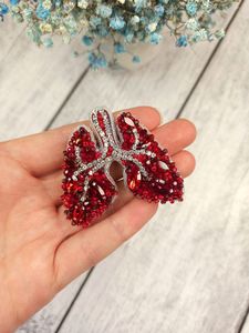 Elegant Handmade Embroidery Beaded Floral Brooch Pin for Dresses and <b>Jackets</b> MD HANDICRAFTS <b>Women</b> & Unisex <b>Wedding</b> Jewelry - Product Image 2
