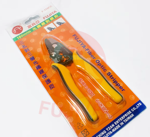 FUJIYA Industrial Grade Metric Steel Serrated OEM Electric Fiber Optic <b>Wire</b> Stripper <b>Soft</b> Grip Plastic Handle 6 Inch F-119CC - Product Image 5