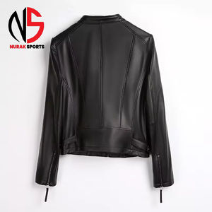 Chaqueta de cuero ligera para mujer, sostenible, transpirable, cómoda, genuina, con precio económico en Nurak en 2026 - Product Image 6