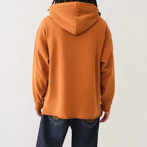 Trendy Unisex Hoodies Custom LOGO Puff Printing Oversized Fleece Windproof Winter Hoodies <b>Thermal</b> Apparel <b>Clothing</b> Manufacturer - Product Image 3