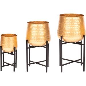 Pot de fleurs décoratif en métal de qualité supérieure, prix de gros, pour plantes d'intérieur, balcon, jardin et bureau, par M/S SHAAD HANDICRAFTS - Product Image 1