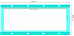 Ziekenhuis Patiënt Transfer <span class=keywords><strong>Pad</strong></span> Met Handvat EHBO Transfer <span class=keywords><strong>Pad</strong></span> Wegwerp Niet-Geweven Patiënt Transfer Laken Voor Ziekenhuis - Product Image 5