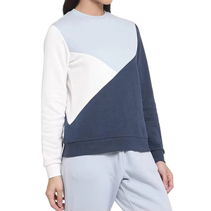 Sweat-shirt pour femmes en coton 100% avec col rond classique, tendance, en polaire d'hiver, taille plus, logo personnalisé imprimé, pour adultes - Product Image 6