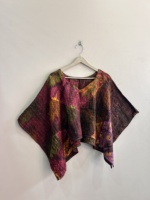 Top corto acolchado Kantha de estilo indio para mujer, hecho a mano, vintage, cómodo, blusa para mujer