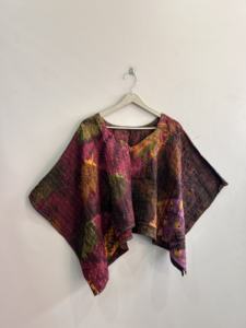 Top corto acolchado Kantha de estilo indio para mujer, hecho a mano, vintage, cómodo, blusa para mujer - Product Image 5