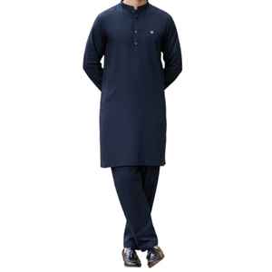 Vêtements pour hommes Shalwar Kameez de mode, décontractés, grande taille, en coton/polyester - Product Image 1