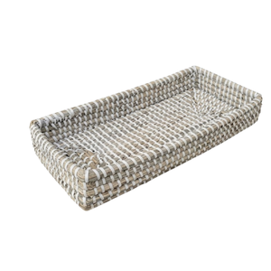 Plateau moderne en jonc de mer écologique : Rangement durable pour l'organisation des appartements et des petits espaces – Un succès garanti - Product Image 2