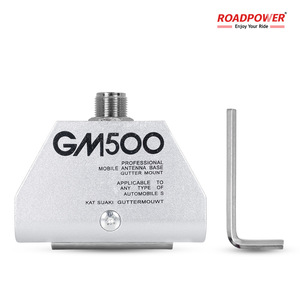 Support d'antenne mobile professionnel Roadpower (ANT-215 GM500) à fixation sur gouttière, universel pour véhicules, construction robuste - Product Image 6