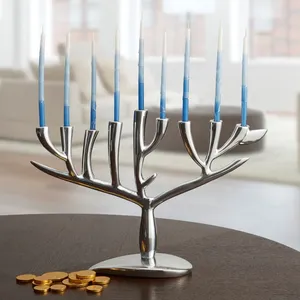 Stainless Steel <b>Tree</b> <b>Branch</b> Candelabra with 9 Candle Holders for Home Decoration - Product Image 6