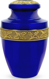 Urnes funéraires en laiton pour adultes, urnes artisanales pour cendres d'hommes et de femmes, urnes décoratives, urnes funéraires - Product Image 4