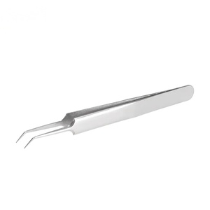 แหนบสแตนเลสปลายเรียบสำหรับติดขนตาปลอม ความยาว 10 มม. - Product Image 6