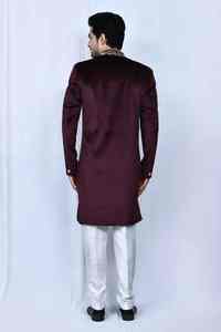 Salwar Kameez Bordado para Hombre, Traje de Novio Pakistaní/Indio para Boda, Protección Solar y Antiarrugas - Product Image 2