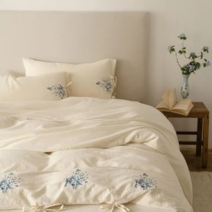 Ensemble de couette en coton à motif marin moderne, 3 pièces, respirant, pour la maison - Product Image 3