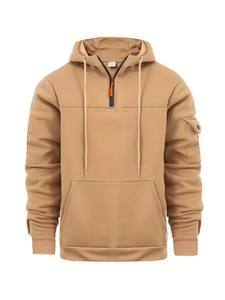 Sudadera con Cierre de Cremallera para Hombre, Ropa Casual y Cálida para el Día a Día - Product Image 1
