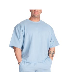 Custom Wholesale Men Oversized Plus Size T-<b>Shirt</b> <b>Polyester</b>/Cotton Lightweight Regular Fit Short Sleeve Casual Knitted Tee - Product Image 1