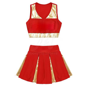 Ropa de Entrenamiento, Último Diseño, Vestido de Animadoras al por Mayor, Vestido de Animadoras con Contraste de Color - Product Image 3