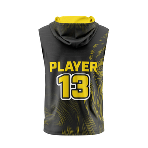 Camiseta de Fútbol 7v7 para Niños Gorilla Graphic, Sin Mangas, con Capucha, Estampado Sublimado, Nombre del Equipo Personalizado, Número del Jugador, Ropa para Adolescentes - Product Image 2