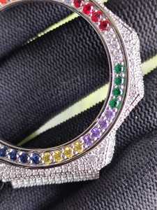 Street King GA2100 Custom Iced Out Watch Full Metal <b>Case</b> Bling Diamond Look Hip Hop Fashion Timepiece - Product Image 4