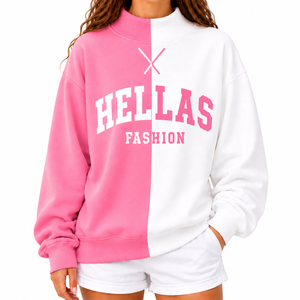 Sudadera de Cuello Alto para Mujer, Premium, de Forro Polar, Secado Rápido, Transpirable, Resistente al Viento, Poliéster/Algodón, Proveedor OEM ODM - Product Image 1
