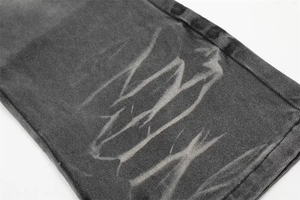 Jeans de Mezclilla de Lujo con Diseño Personalizado para Hombre, Lavados, Desgastados, con Agujeros, Estilo Slim Fit - Product Image 6