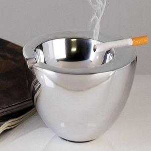 Cendrier portable en acier inoxydable fantaisie Bold Blossom pour fumer des cigares, prix de gros, exportateur d'Inde. - Product Image 4