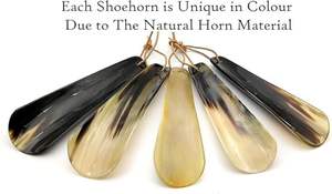 Cuchara para Zapatos de Cuerno de Buey Auténtico, Larga y Duradera, de Cuerno de Búfalo 100% Natural, Calidad de Exportación, por HF CRAFTS - Product Image 4