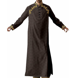 Diseño OEM ODM, Producto Más Vendido, Ropa Islámica para Hombre, Thobe Musulmán Árabe, Thawb y Jubba a Precio de Mayoreo, Jubbah para Hombre - Product Image 2
