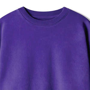 Sudadera de cuello alto 100% algodón oversize con logo personalizado y hombros caídos para hombre - Product Image 6