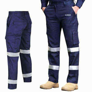 Pantalones de Seguridad de Trabajo para Hombre, Alta Visibilidad, Resistentes al Fuego, Transpirables, Impermeables, Certificación CE, Construcción de Poliéster - Product Image 2