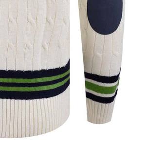 Suéter de Cricket de Invierno para Hombre, Personalizado al por Mayor, Cuello en V, Lana/Cachemira, Logotipo Frontal, Antipilling, Transpirable - Product Image 5