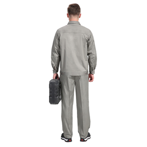 Automne hiver vêtements de travail veste pantalon costume à manches longues salopette respirant Durable Nylon ignifuge imperméable atelier vêtements - Product Image 2