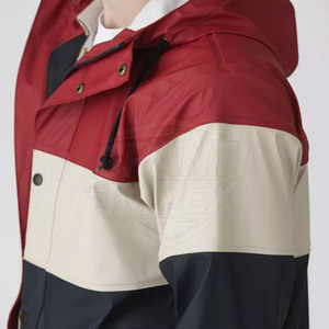 Manteau imperméable pour homme à capuche, style unique, tissu respirant et écologique, léger, vêtements d'extérieur - Product Image 3