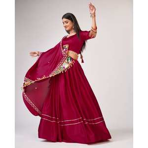 Lehenga Choli de créateur, travail Gamthi, vêtements indiens et pakistanais magnifiques - Product Image 1